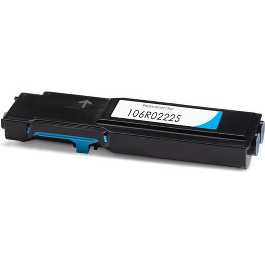 Renewable Replacement For Xerox PHASER 6600 / WORKCENTRE 6605 (106R02225) Cyan, Toner Cartridge, 6K High Yield